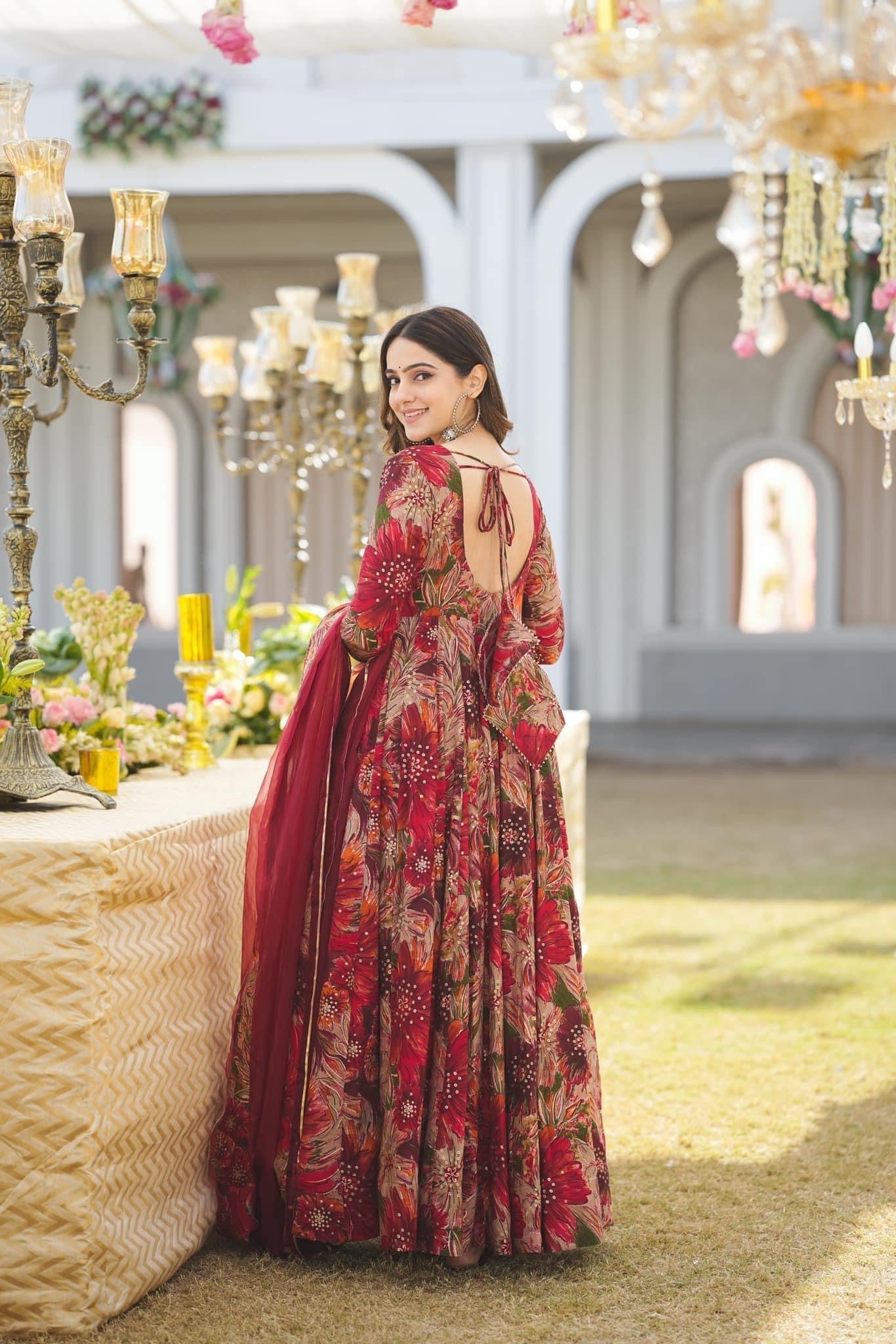 Salisha Digital Printed Anarkali Suit