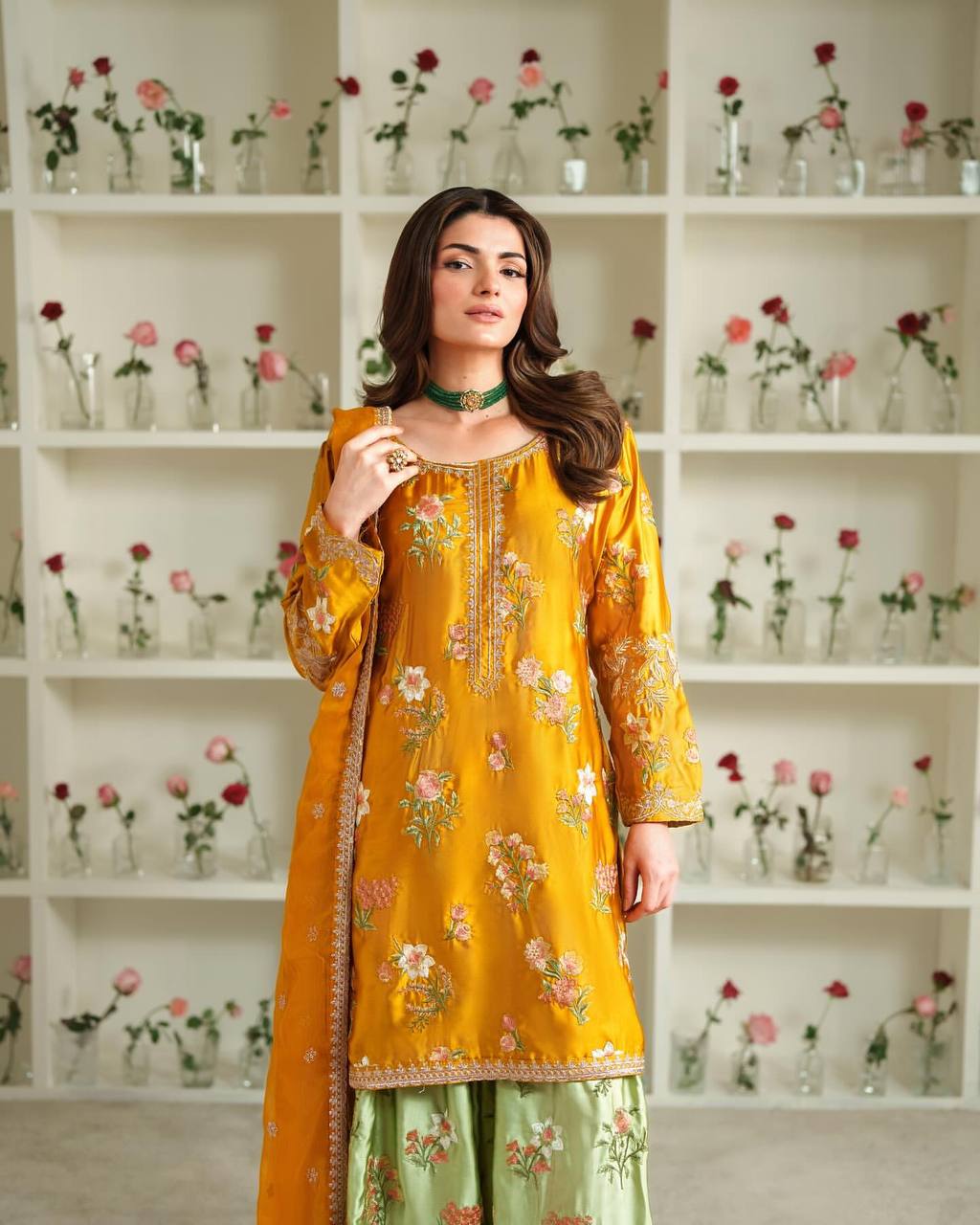 New Designer Party Wear Top & Sharara Set with Fancy Dupatta β Fully Stitched