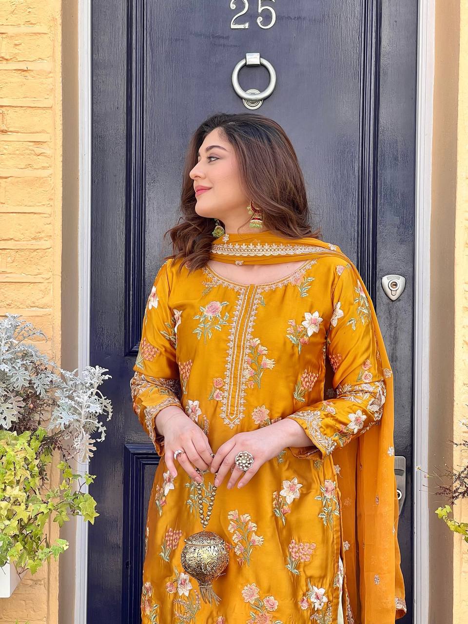 New Designer Party Wear Top & Sharara Set with Fancy Dupatta β Fully Stitched
