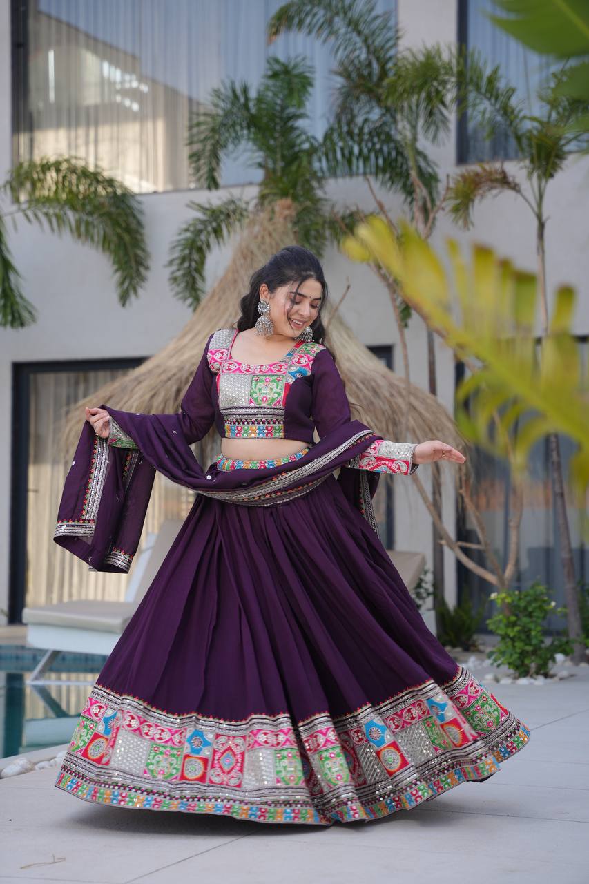 New Designer Party Wear Lehenga Choli & Dupatta Set