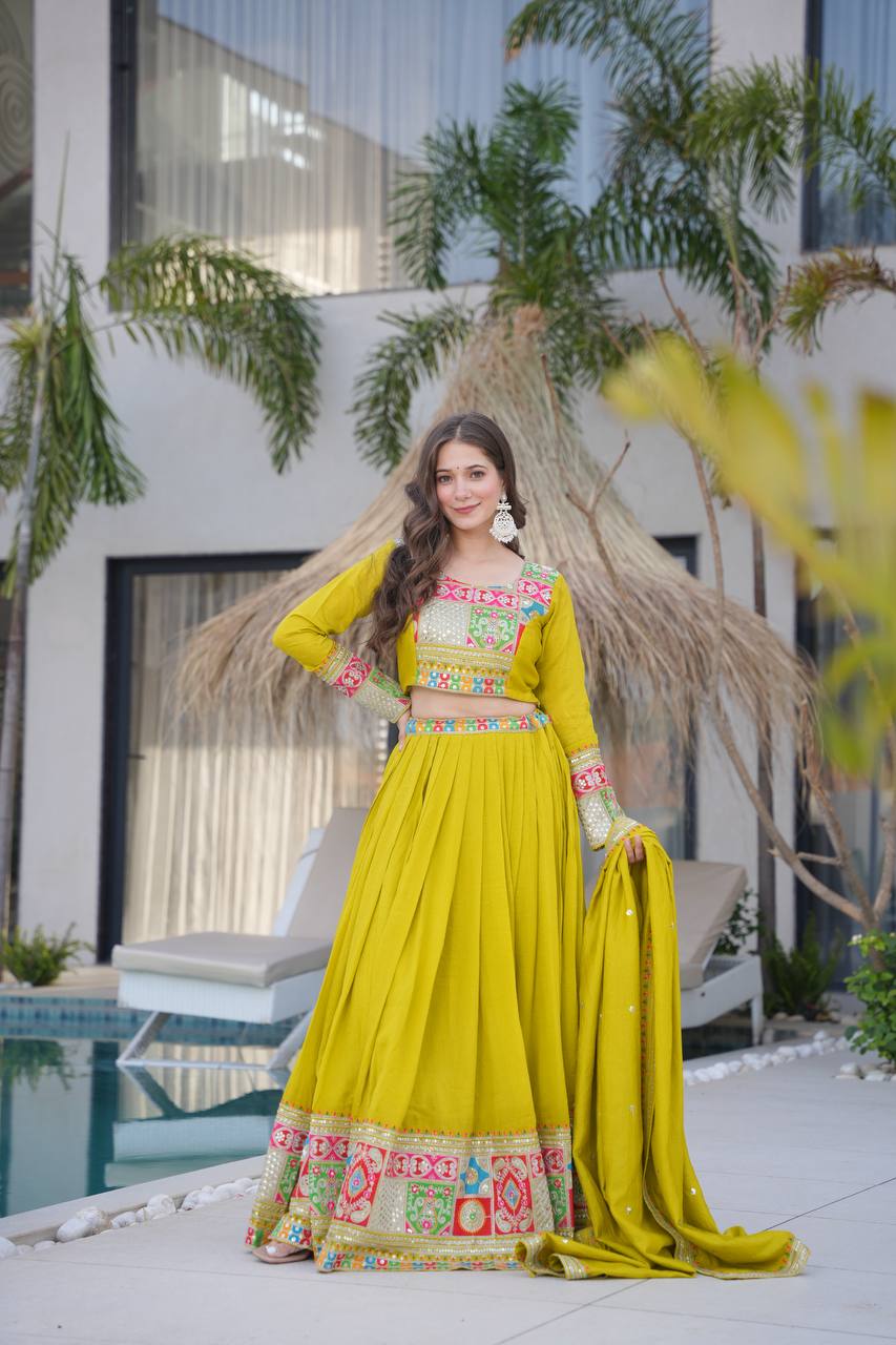New Designer Party Wear Lehenga Choli & Dupatta Set