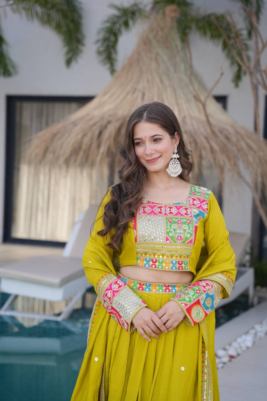 New Designer Party Wear Lehenga Choli & Dupatta Set