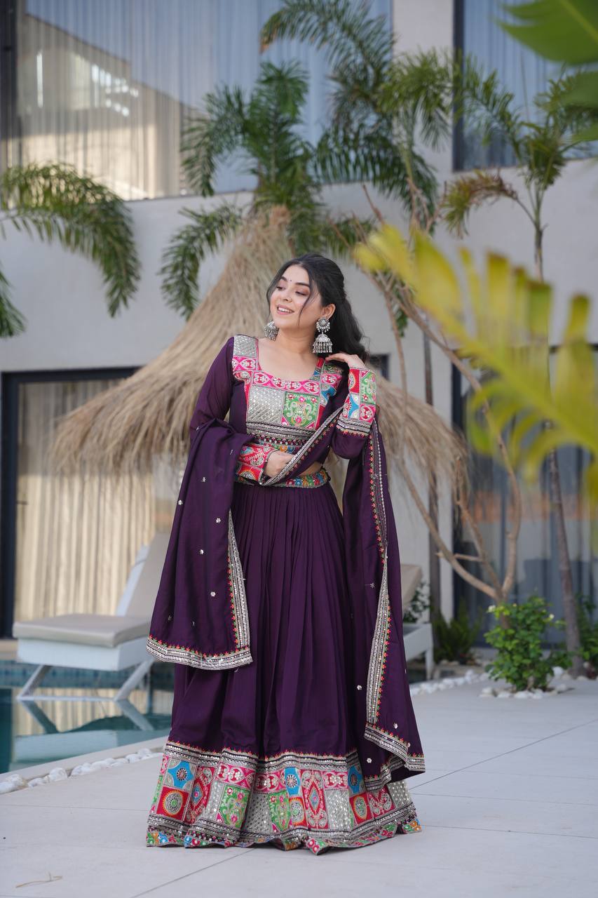 New Designer Party Wear Lehenga Choli & Dupatta Set