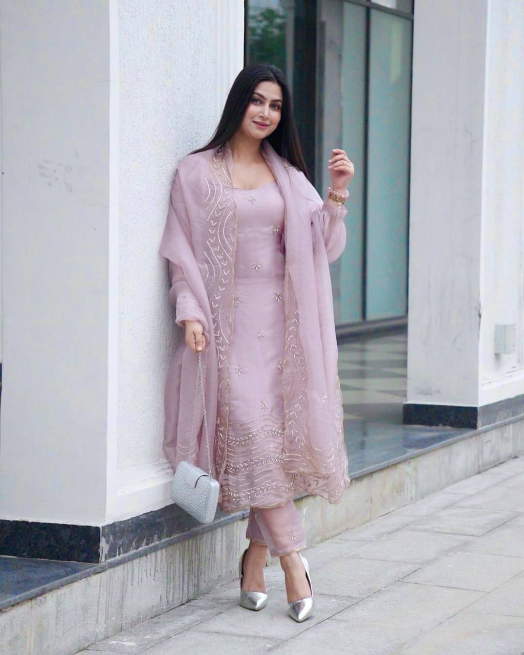 New Designer Lightweight 3-Piece Fancy Kurti with Bottom & Dupatta – Stylish Women’s Ethnic Wear Set