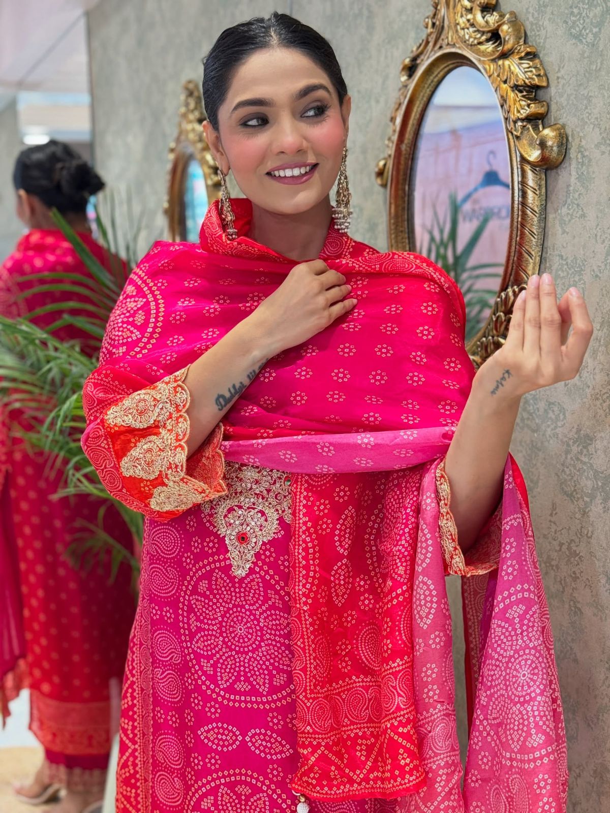 Premium Ready-to-Wear Crepe Set With Heavy Embroidery