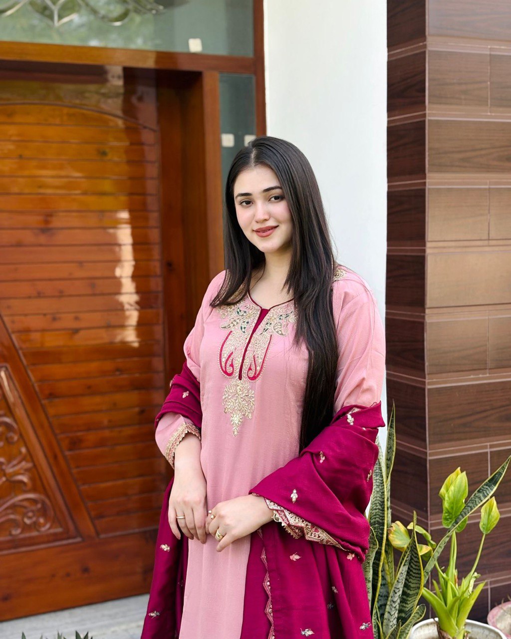 New Designer Party Top Pallazo & Dupatta Set