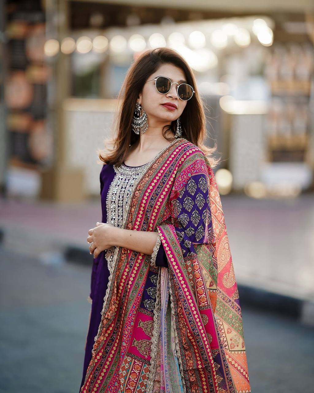 Launching New – Designer Party Wear in Pure Chinon Silk
